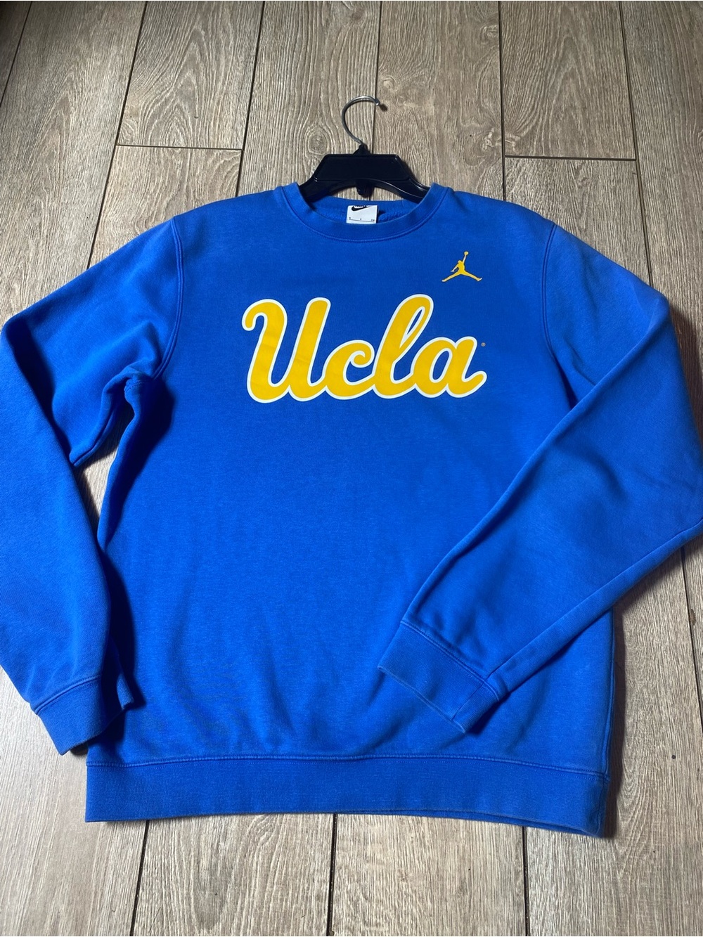 Air Jordan UCLA Bruins Crewneck Mens Small Blue Graphic NCAA Sweatshirt Blue